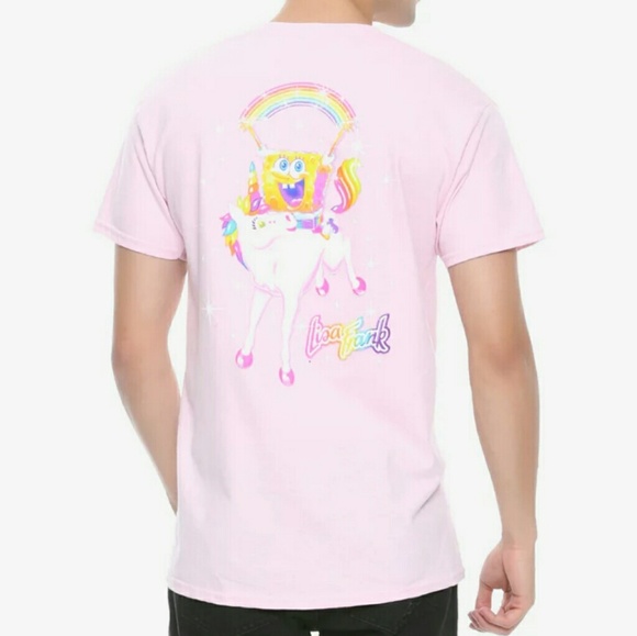 Lisa Frank X Spongebob Pocket Tee 